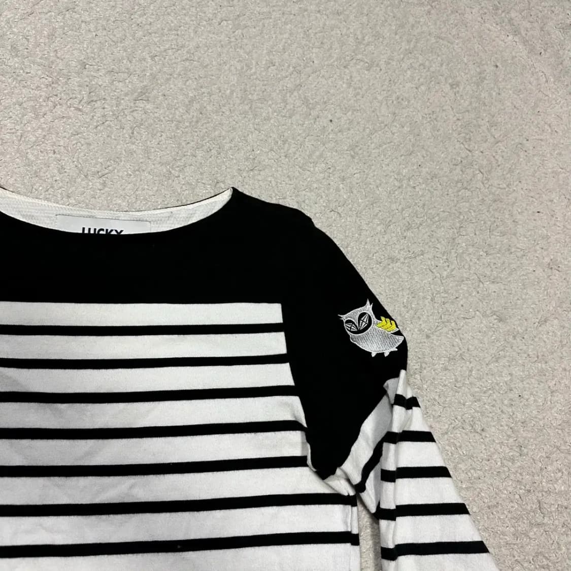 럭키슈에뜨 긴팔티 스트라이프 38 상품이미지2