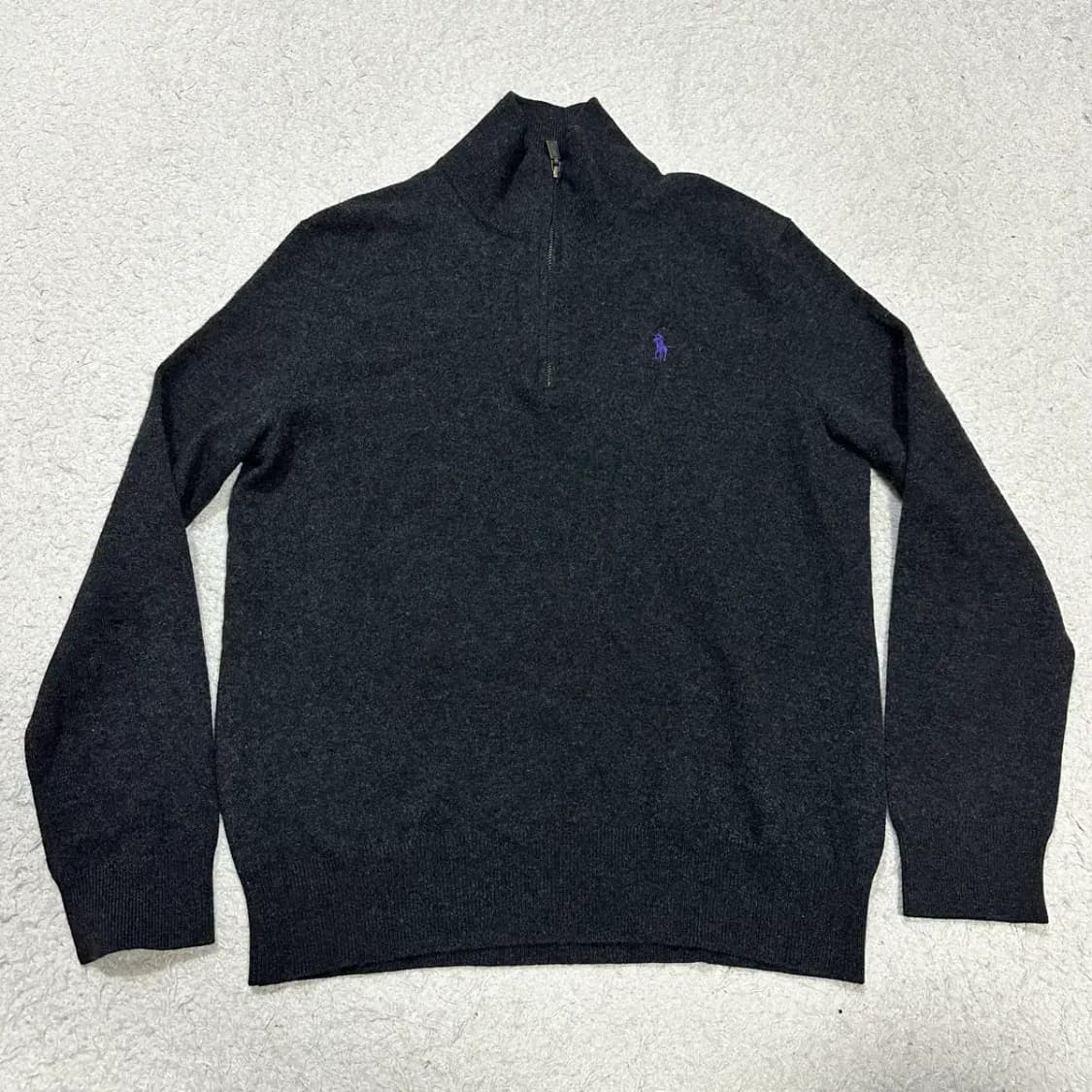 폴로 메리노울 반집업 니트 m 상품이미지1