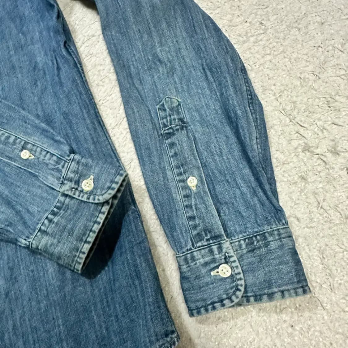 폴로 데님 셔츠 m 상품이미지3