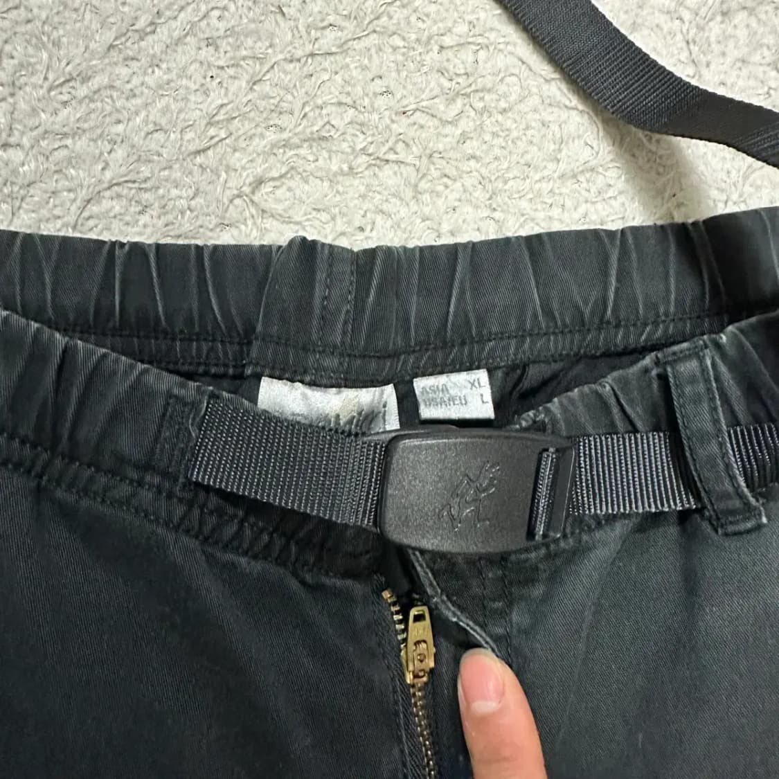 그라미치 면바지 블랙 XL 상품이미지3