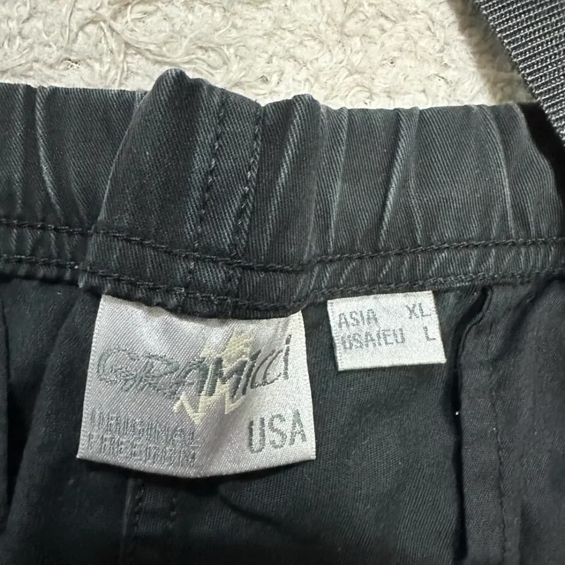 그라미치 면바지 블랙 XL 상품이미지4