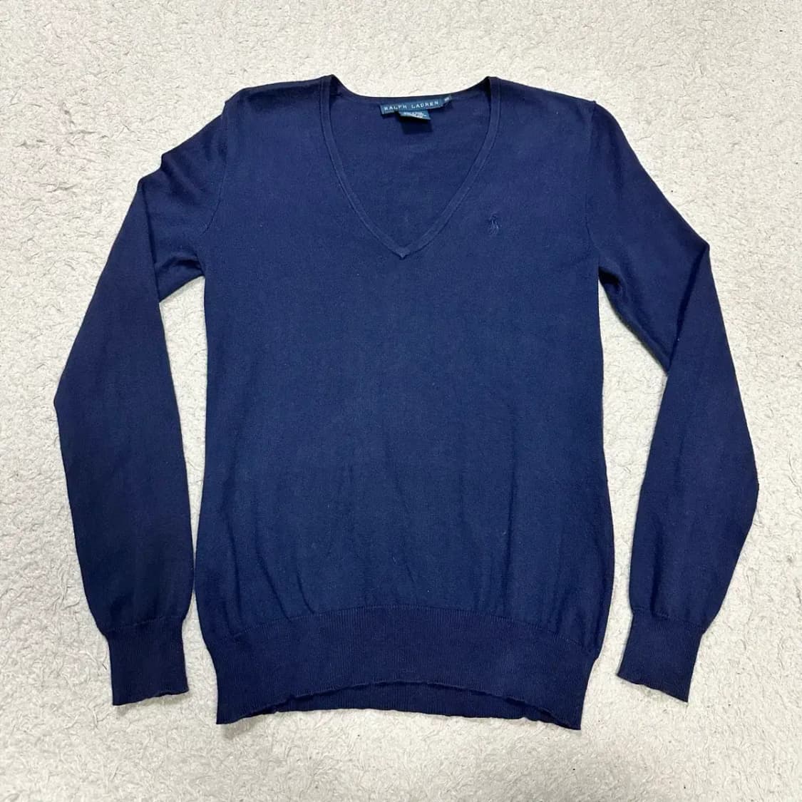 폴로 니트 브이넥 여성 xs 상품이미지1