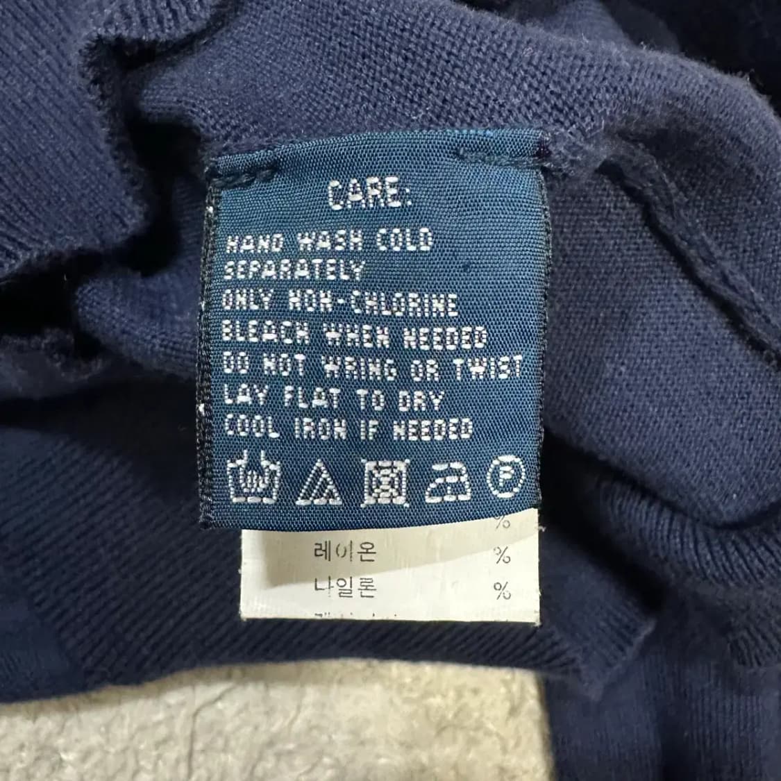 폴로 니트 브이넥 여성 xs 상품이미지5