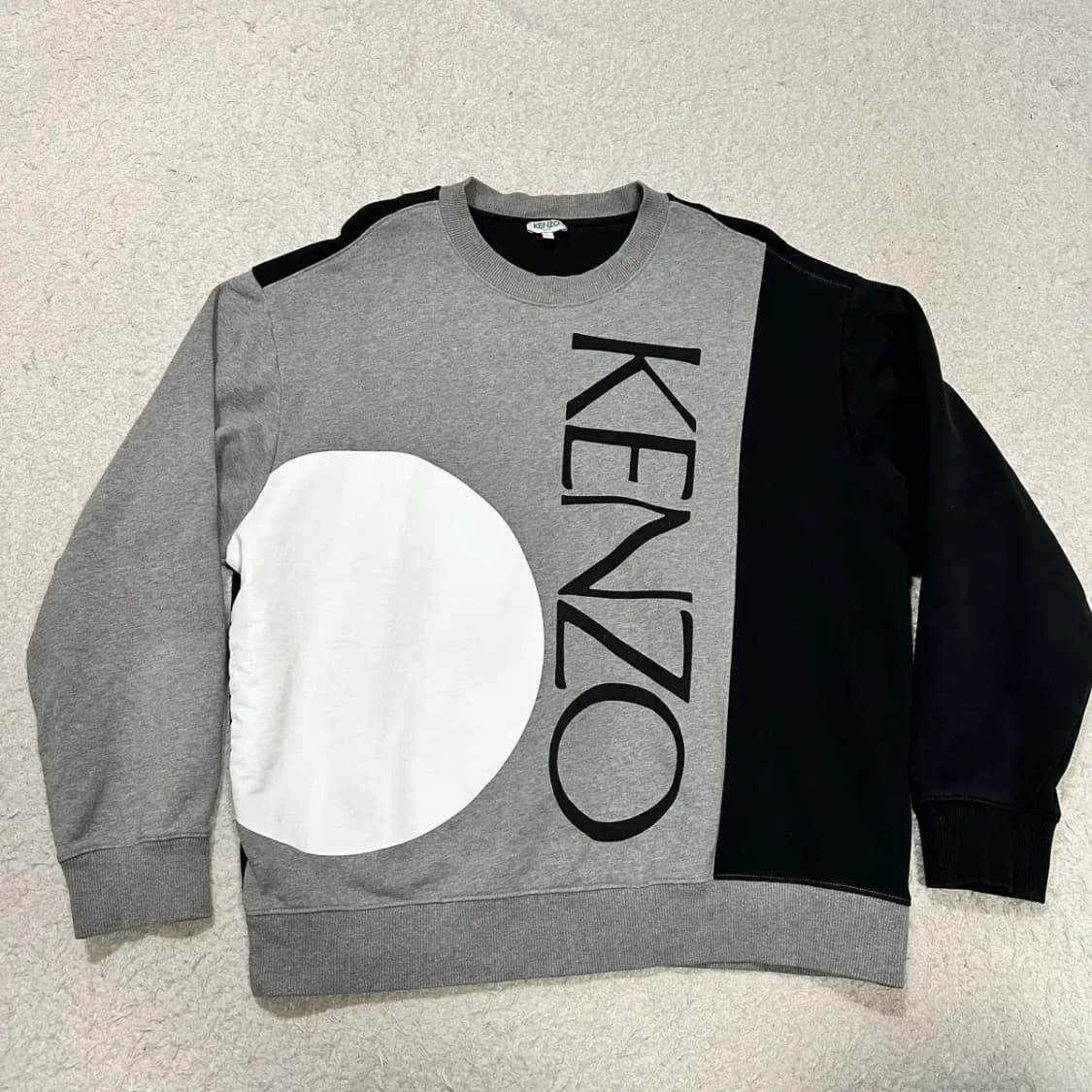 겐조 맨투맨 블랙 그레이 m 상품이미지1