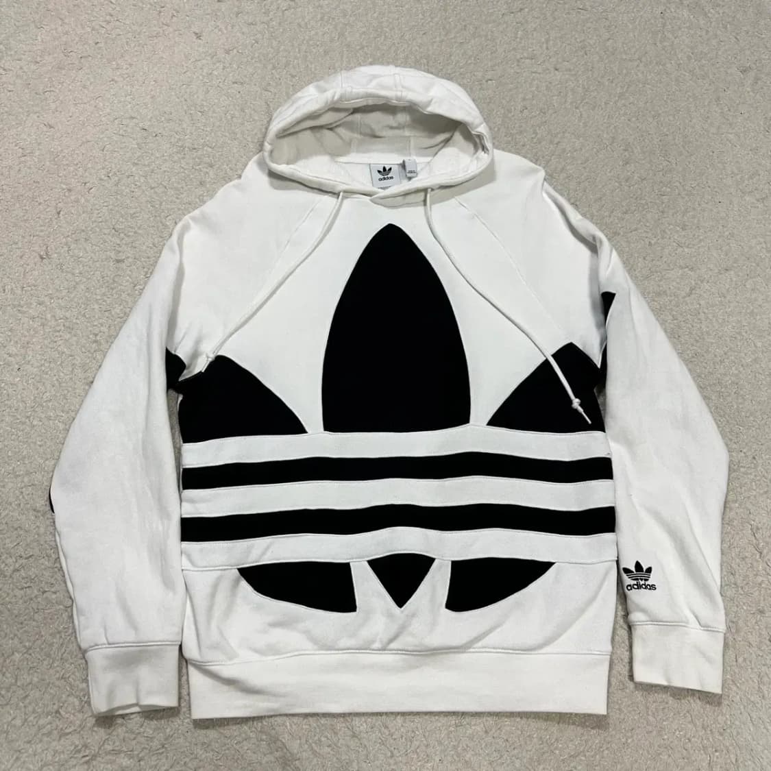 아디다스 빅 트레포일 후드티 기모 L 100 상품이미지1