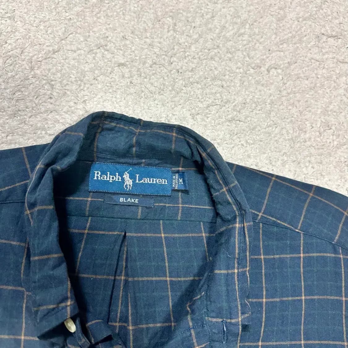 폴로 셔츠 체크 남방 오버핏 상품이미지4