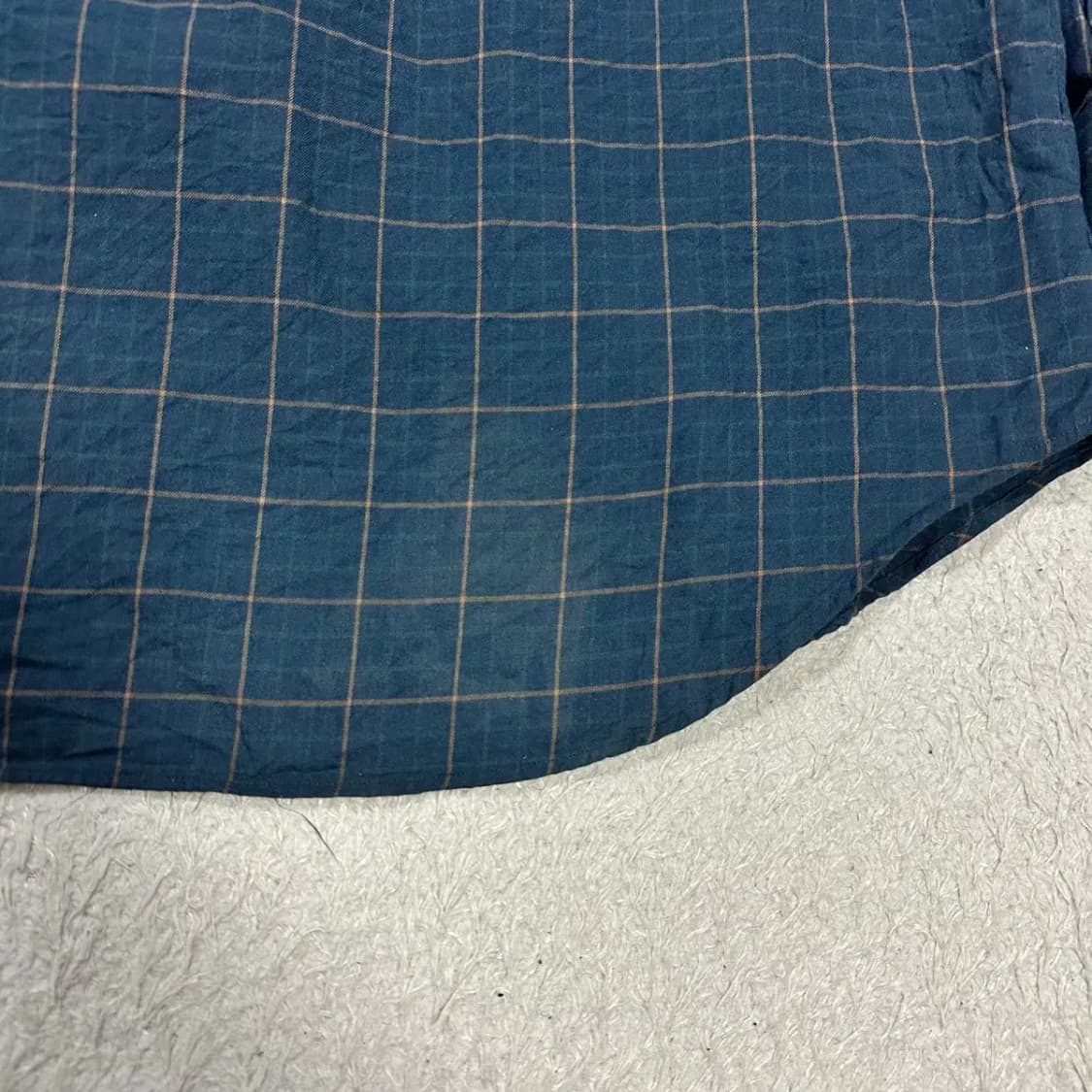 폴로 셔츠 체크 남방 오버핏 상품이미지7