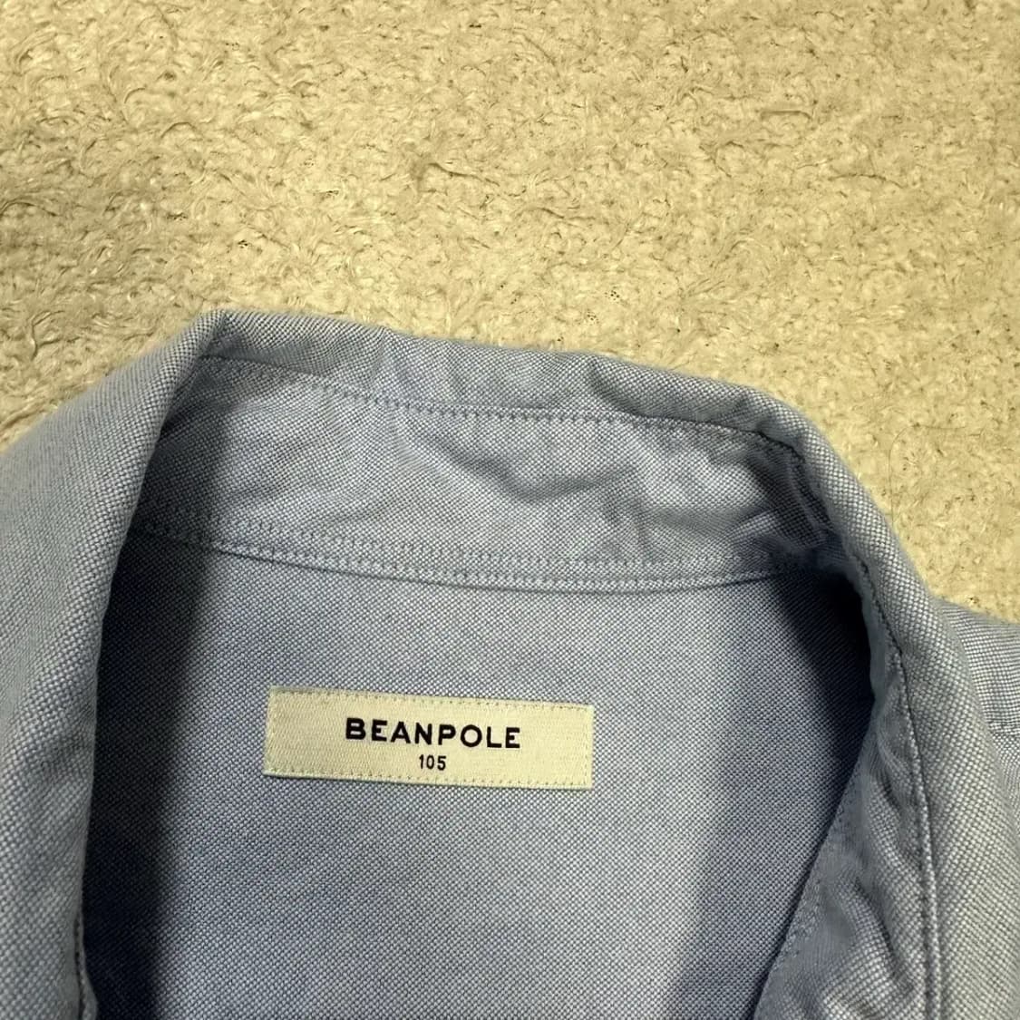 빈폴 옥스포드 하늘색 긴팔 셔츠 105 상품이미지3