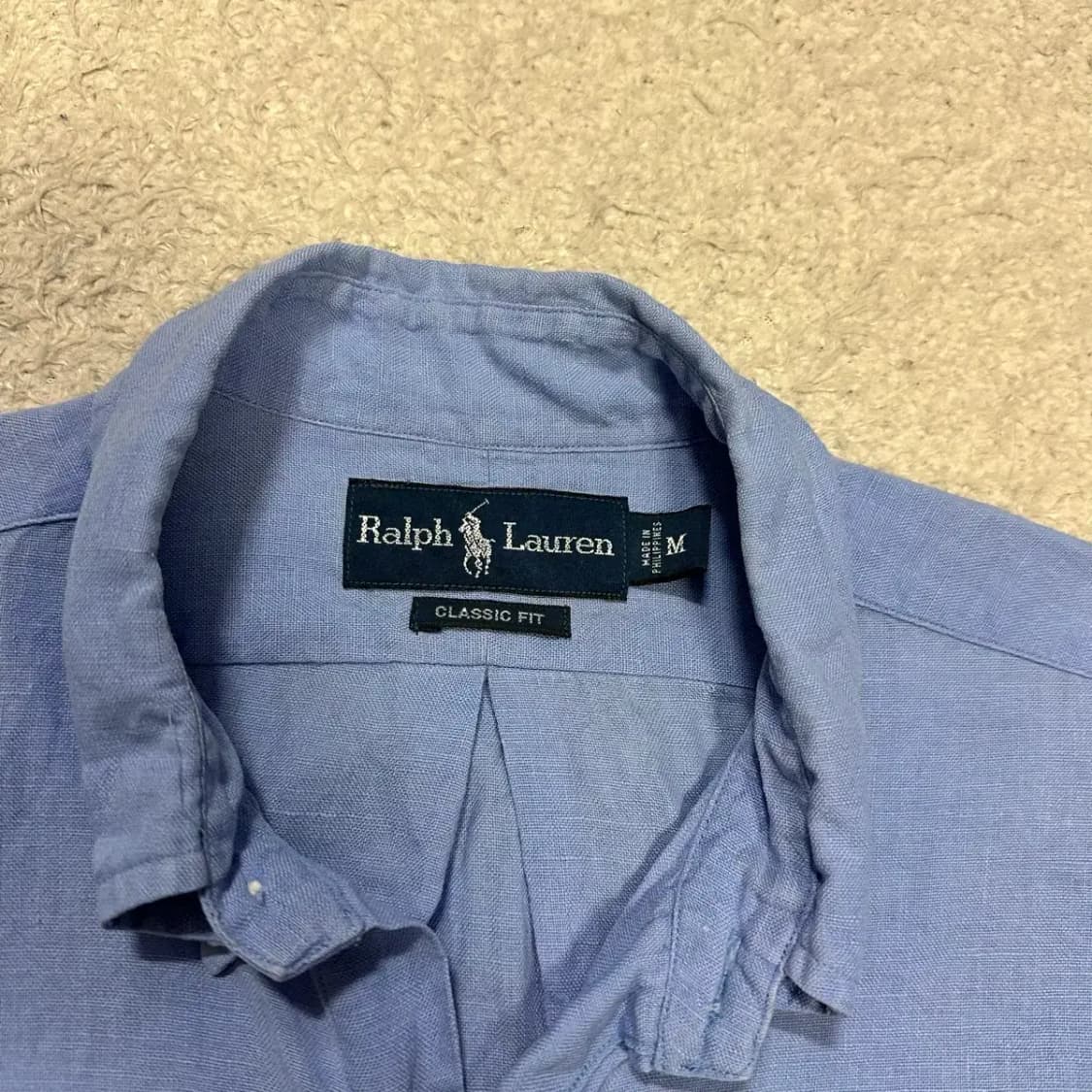 폴로 랄프로렌 린넨 셔츠 m 상품이미지4