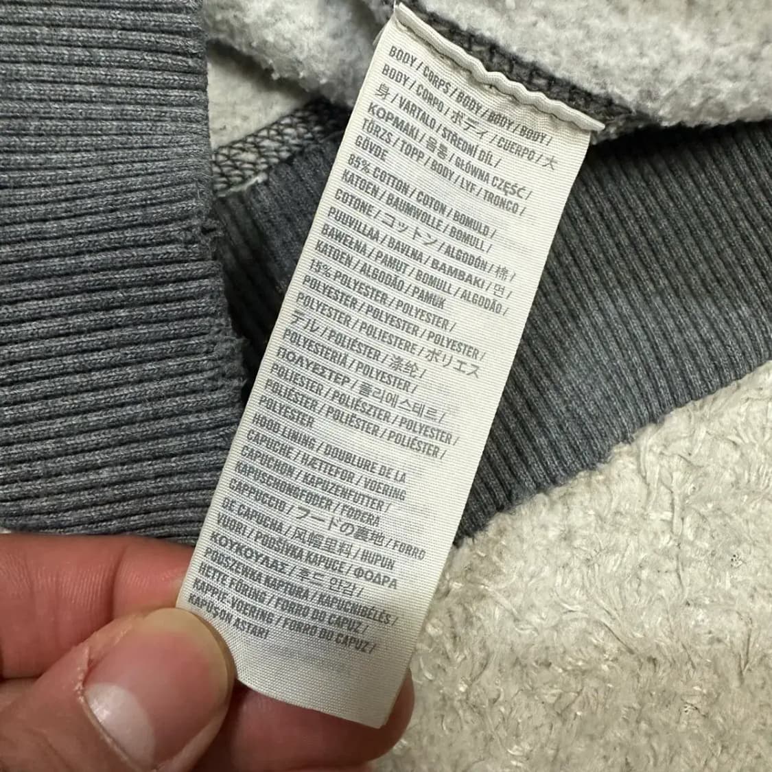 아베크롬비 후드집업 기모 m 상품이미지5