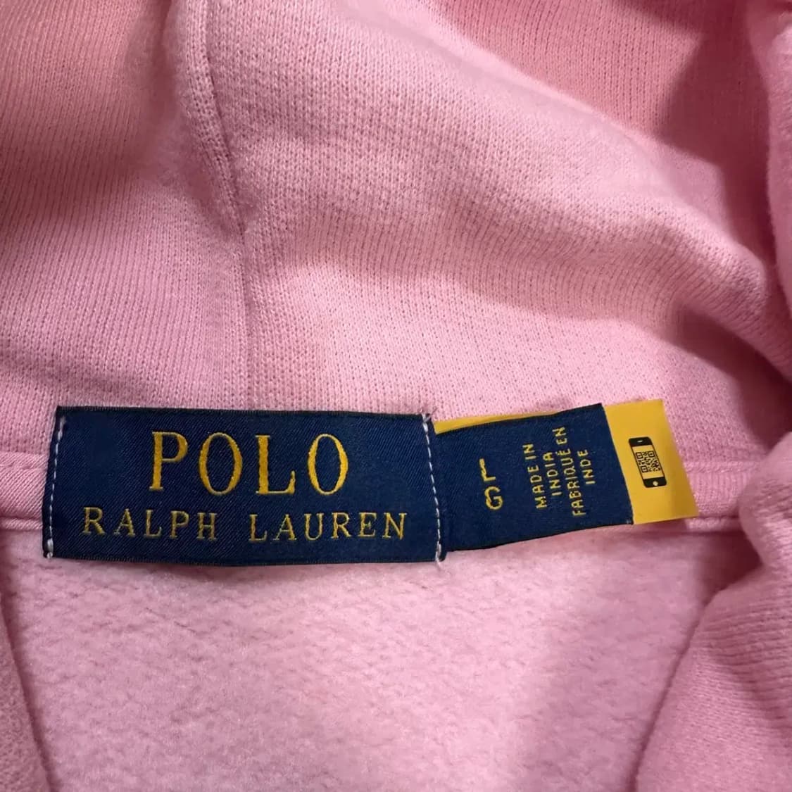 폴로 랄프로렌 핑크 후드티 기모 L 상품이미지3