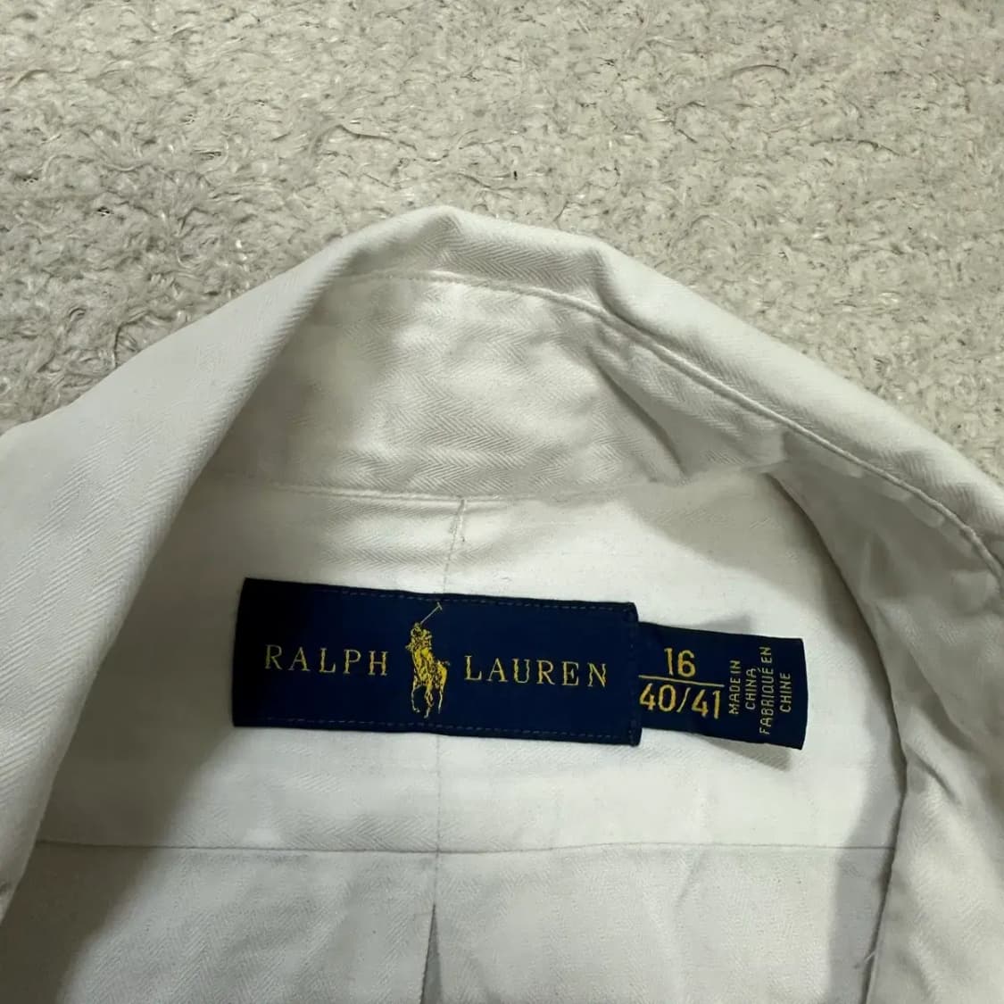 폴로 랄프로렌 화이트 셔츠 남방 상품이미지3