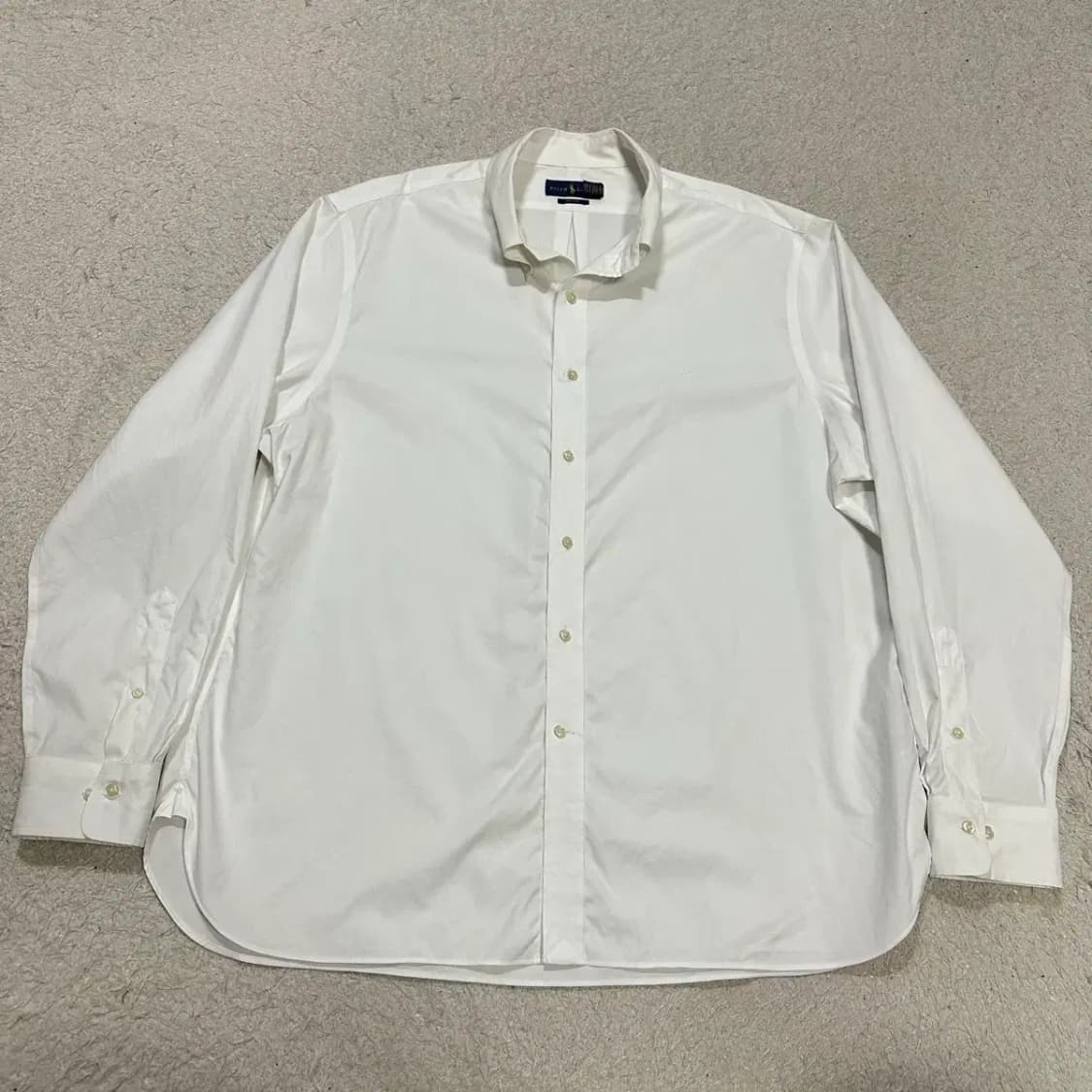 폴로 셔츠 화이트 화이트포니 오버핏 상품이미지1