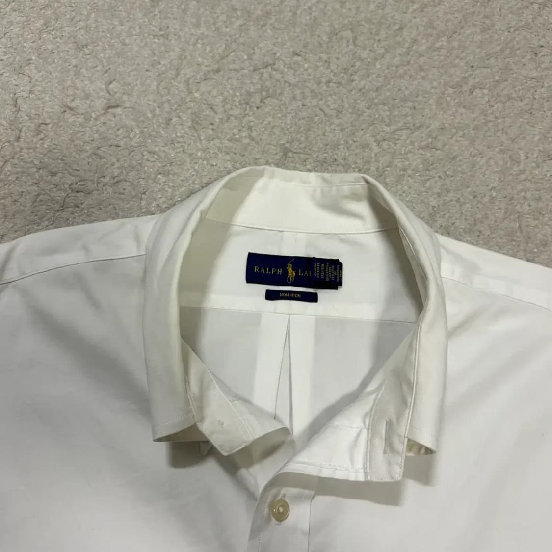 폴로 셔츠 화이트 화이트포니 오버핏 상품이미지4