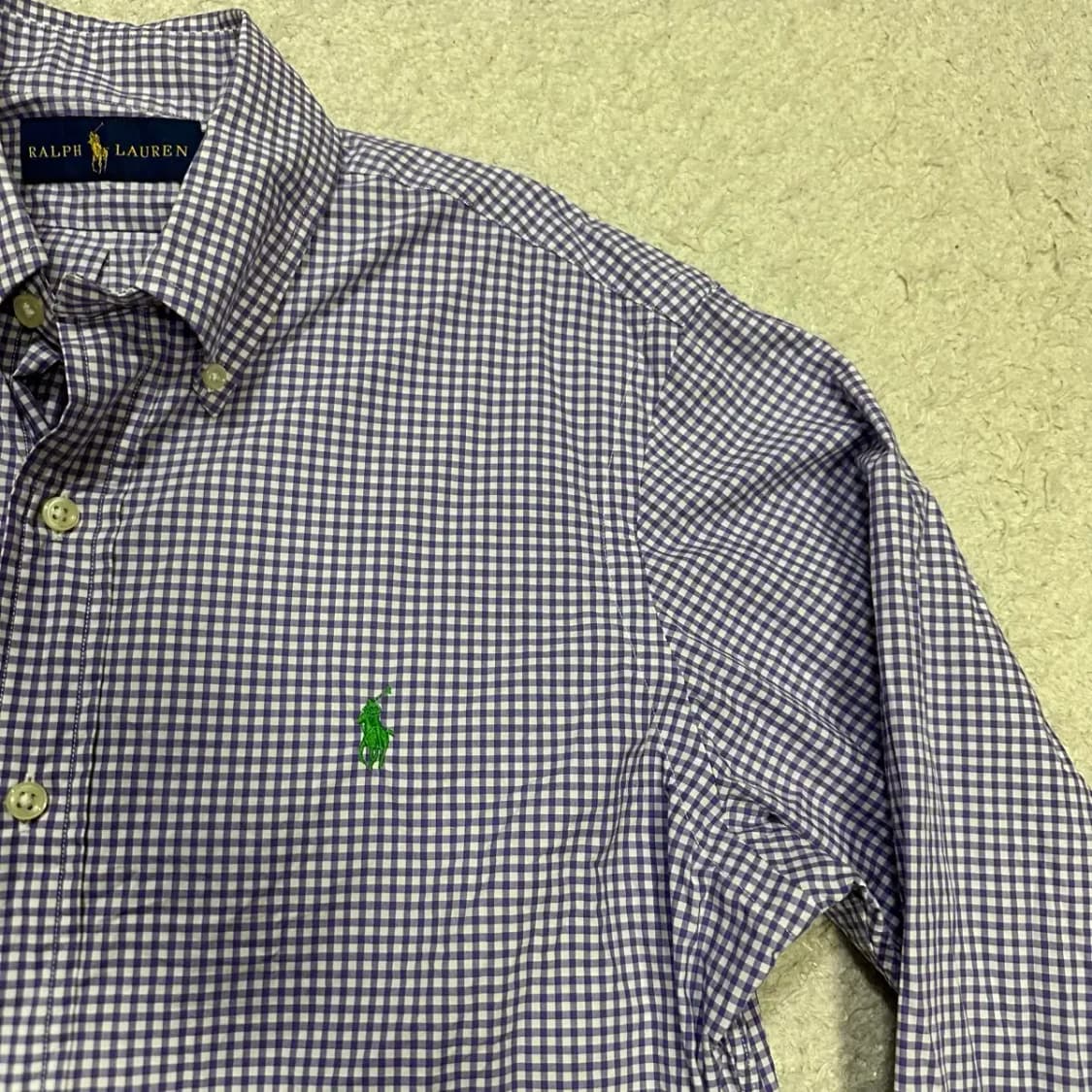 폴로 랄프로렌 깅엄체크 셔츠 남방 s 상품이미지2
