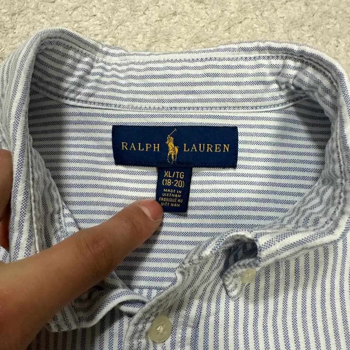 폴로 랄프로렌 스트라이프 셔츠 상품이미지3