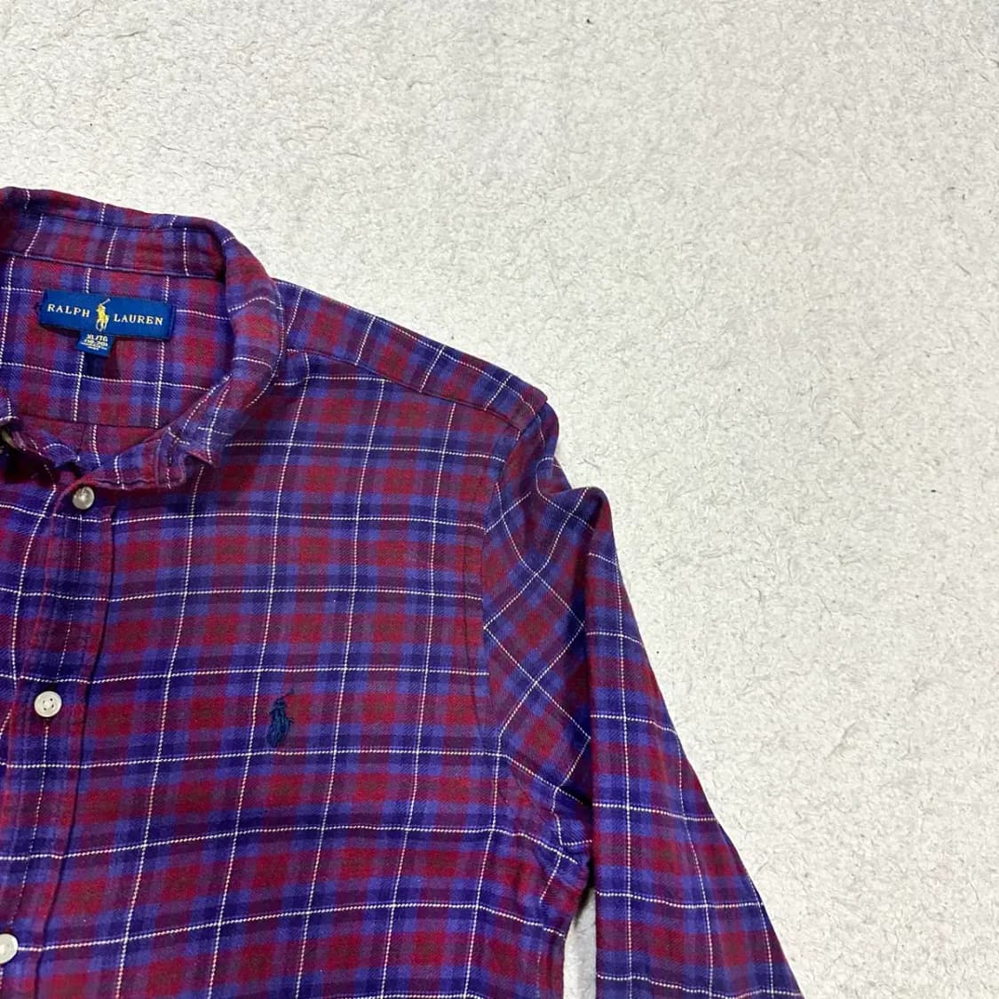 폴로 랄프로렌 체크 셔츠 남방 긴팔 상품이미지2