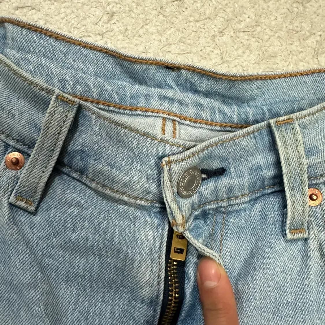 리바이스 502 청바지 데님 팬츠 32인치 상품이미지2