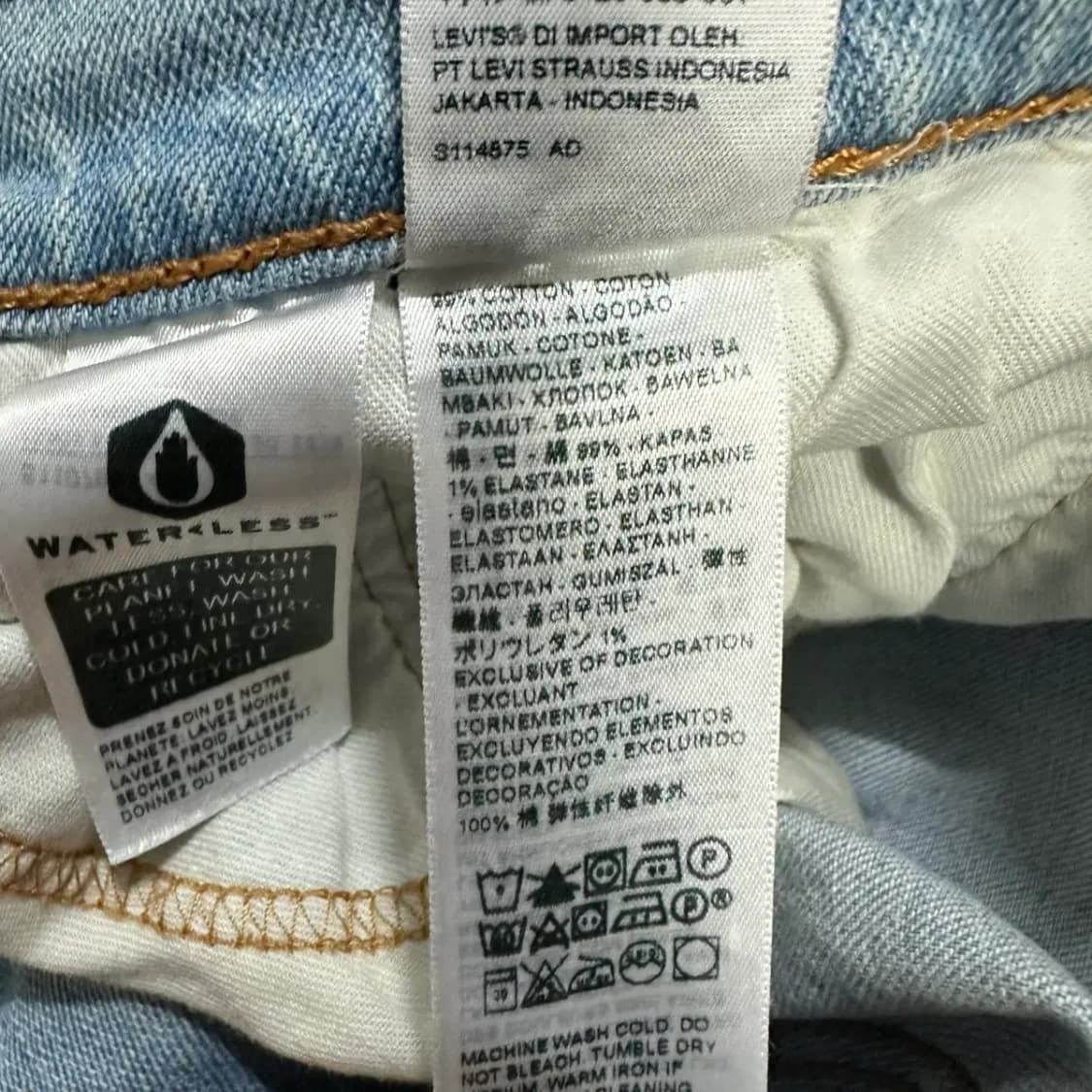 리바이스 502 청바지 데님 팬츠 32인치 상품이미지4