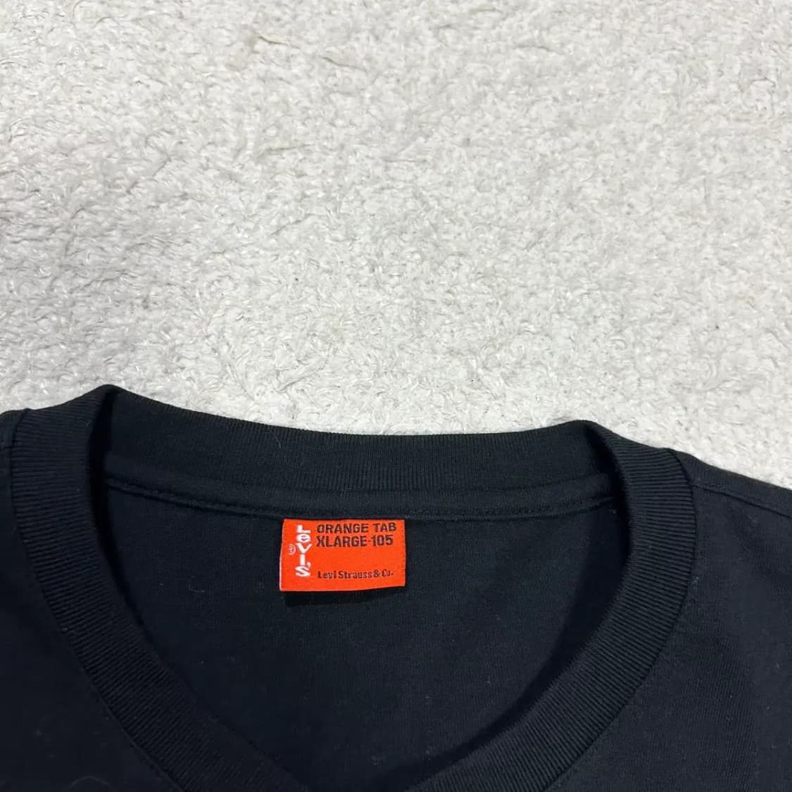 리바이스 헨리넥 긴팔티 블랙 105 상품이미지3