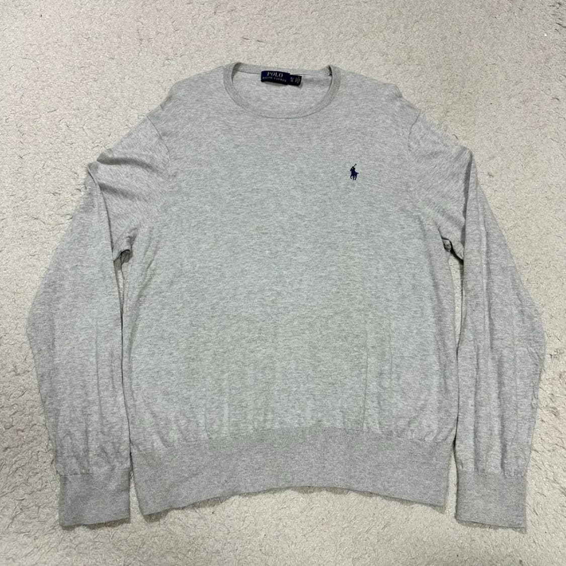 폴로 랄프로렌 긴팔 니트 그레이 캐시미어 혼방 상품이미지1