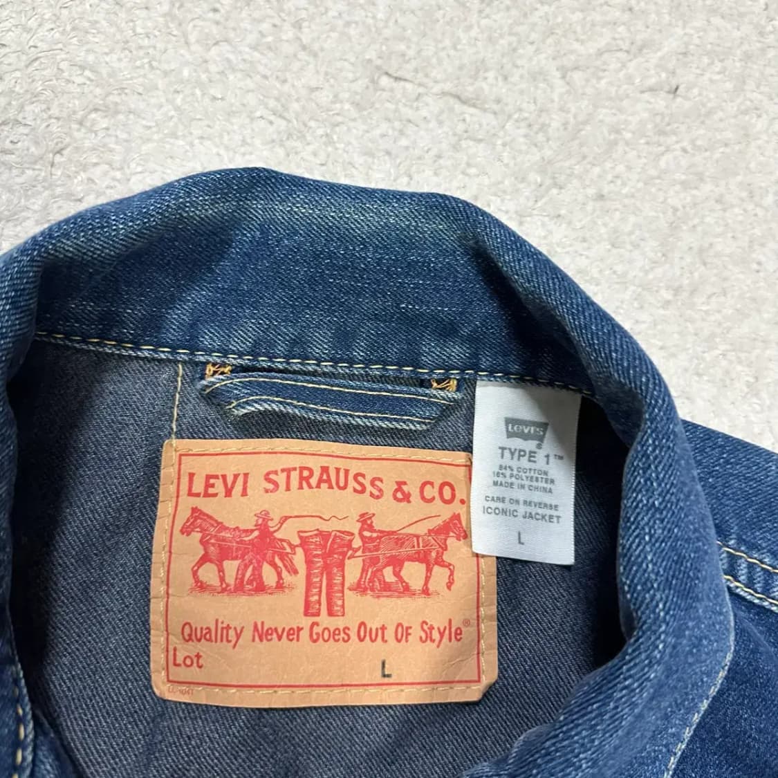 리바이스 데님 자켓 L 상품이미지3