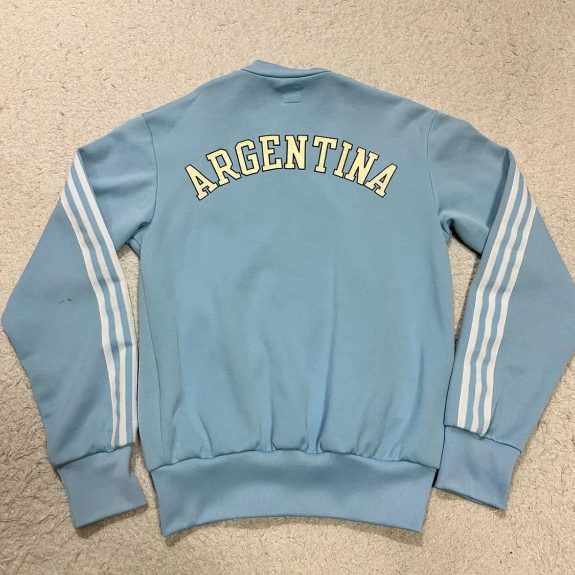 아디다스 아르헨티나 져지 트랙탑 하늘색 s 상품이미지7