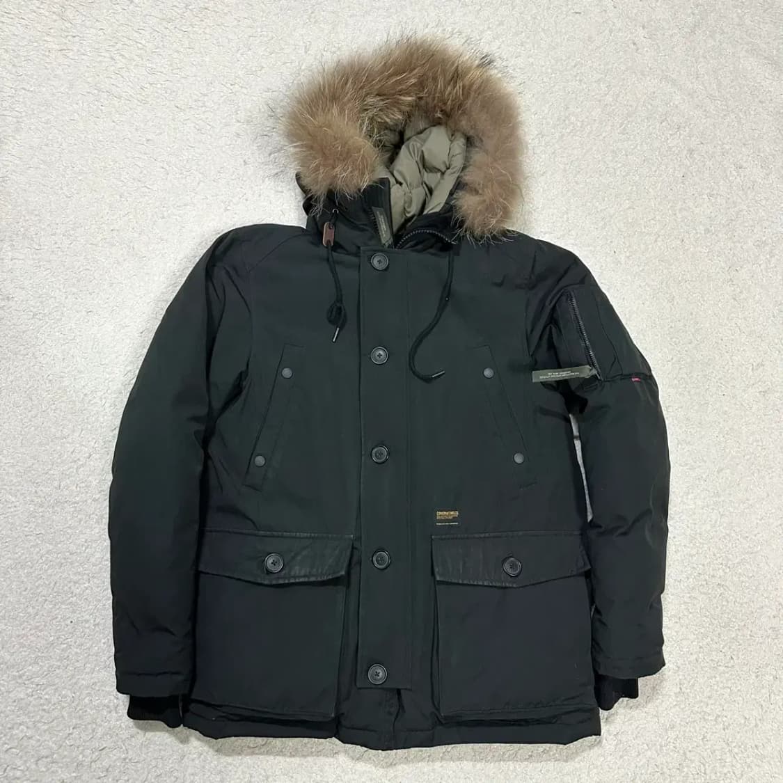 커버낫 블랙 패딩 점퍼 m 상품이미지1