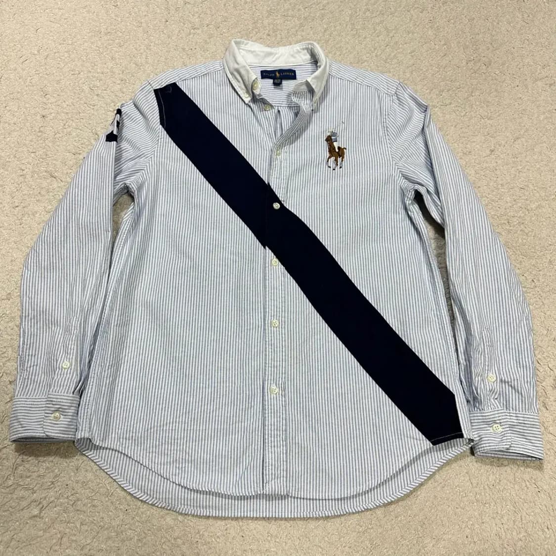 폴로 랄프로렌 스트라이프 셔츠 남방 빅포니 상품이미지1