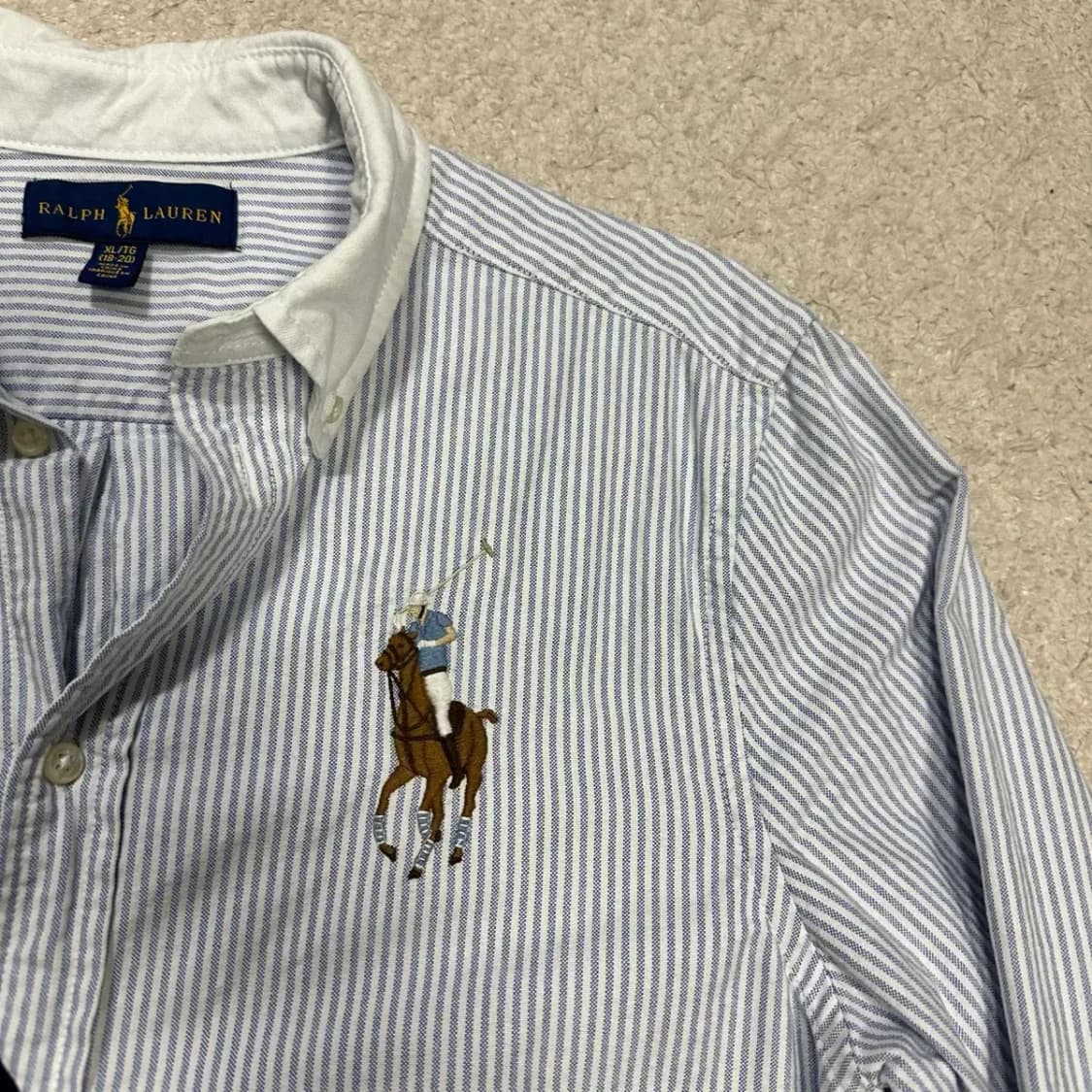 폴로 랄프로렌 스트라이프 셔츠 남방 빅포니 상품이미지2