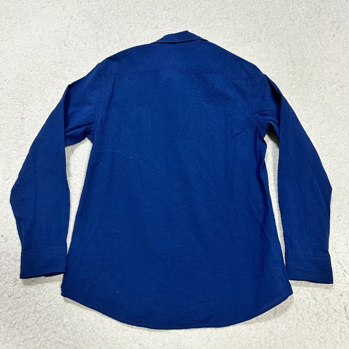 헤지스 시어서커 셔츠 네이비 100 상품이미지5