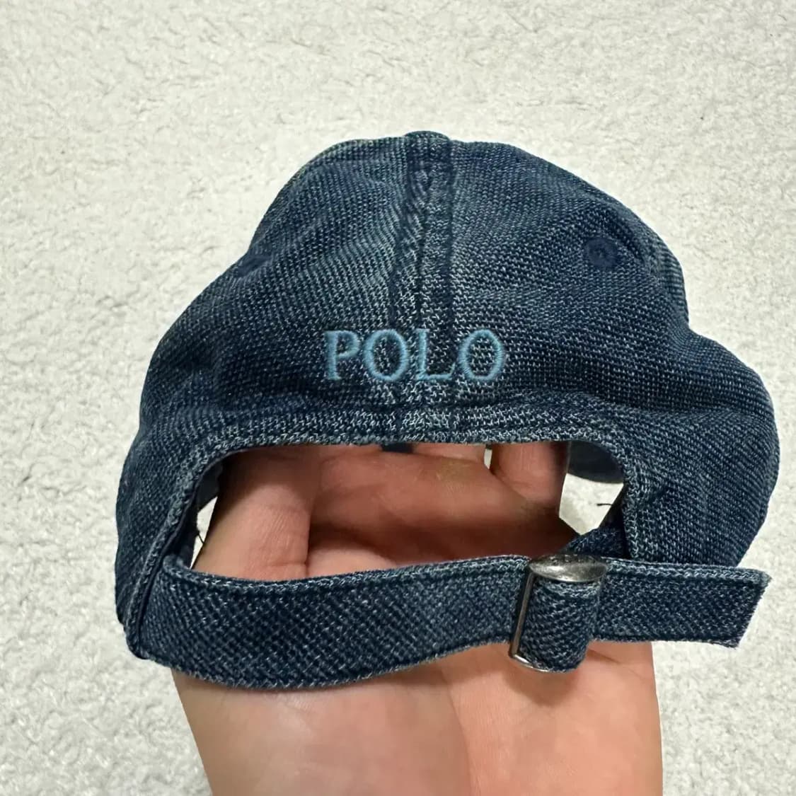 폴로 랄프로렌 데님 볼캡 모자 상품이미지4