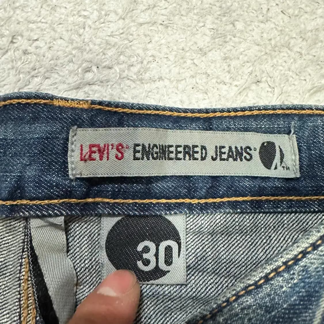 리바이스 1999 엔지니어드진 청바지 데님 팬츠 30인치 상품이미지3