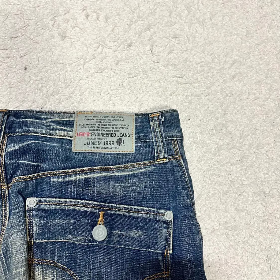 리바이스 1999 엔지니어드진 청바지 데님 팬츠 30인치 상품이미지7