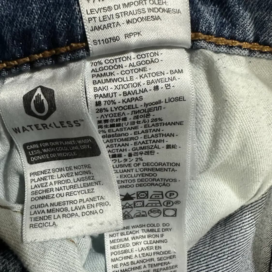 리바이스 502 청바지 데님 팬츠 32인치 34인치 상품이미지4