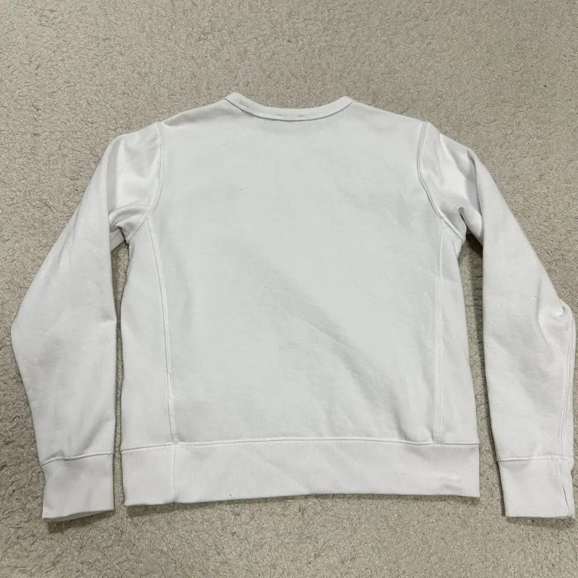 폴로 맨투맨 화이트 기모 여성 s 상품이미지5