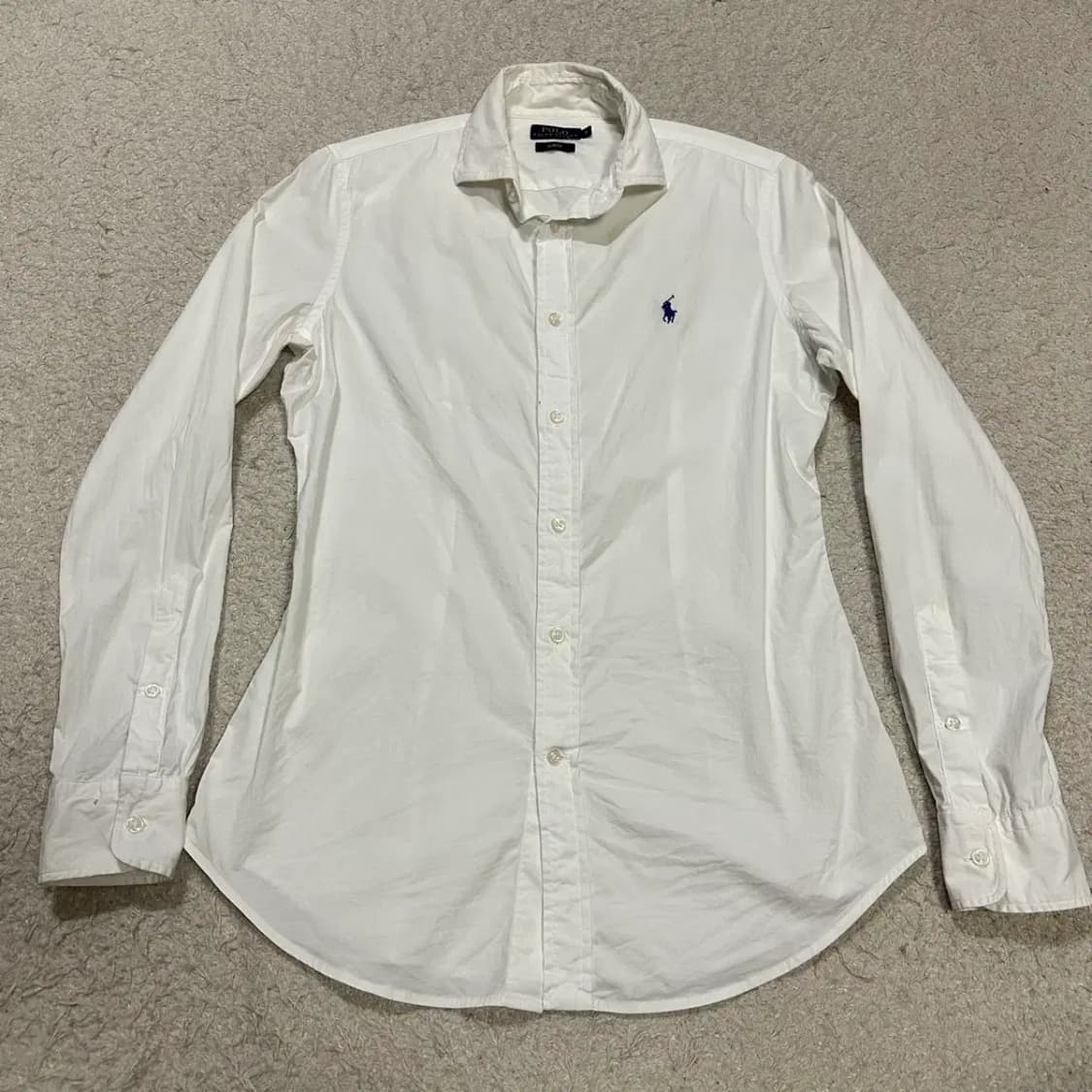폴로 랄프로렌 슬림핏 화이트 셔츠 여성 8 상품이미지1