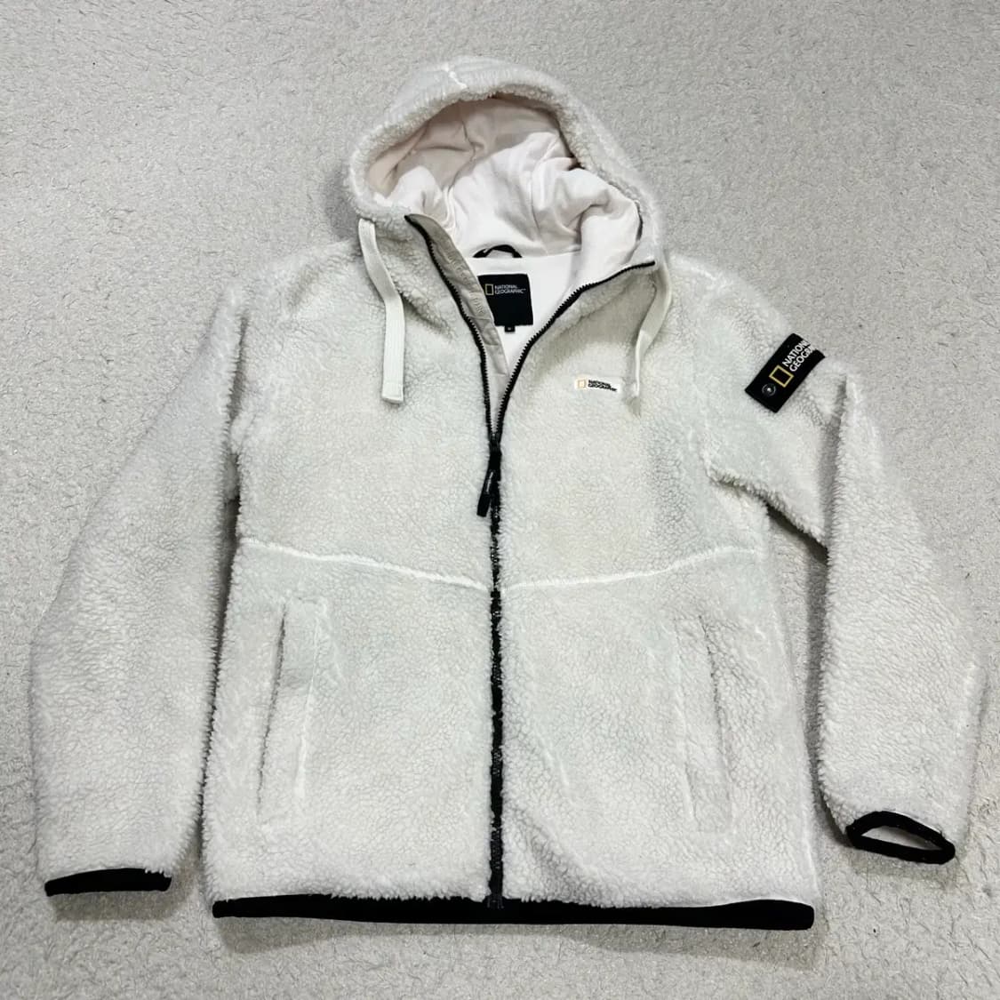 내셔널지오그래픽 뽀글이 후리스 집업 m 95 상품이미지1