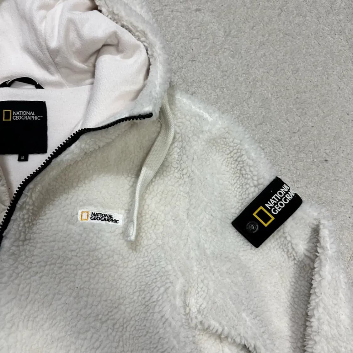 내셔널지오그래픽 뽀글이 후리스 집업 m 95 상품이미지3