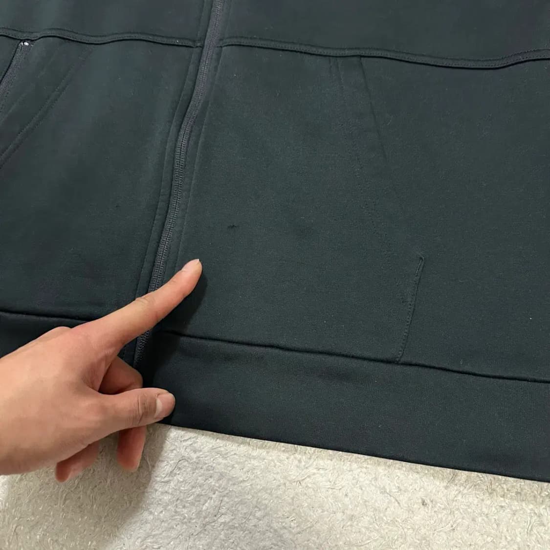 나이키 블랙 후드집업 기모 xl 105 상품이미지2