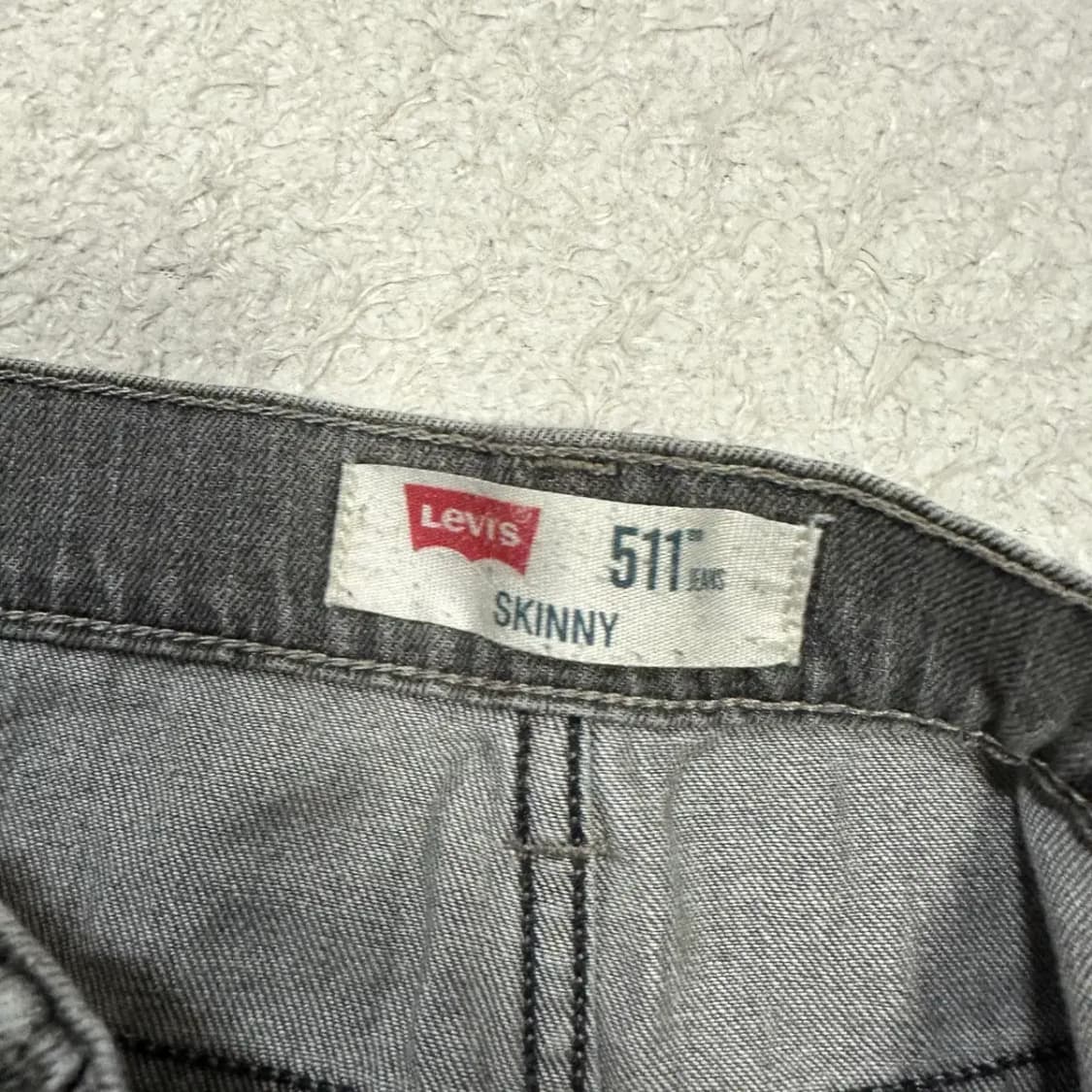 리바이스 511 스키니 그레이진 데님 팬츠 34인치 상품이미지4