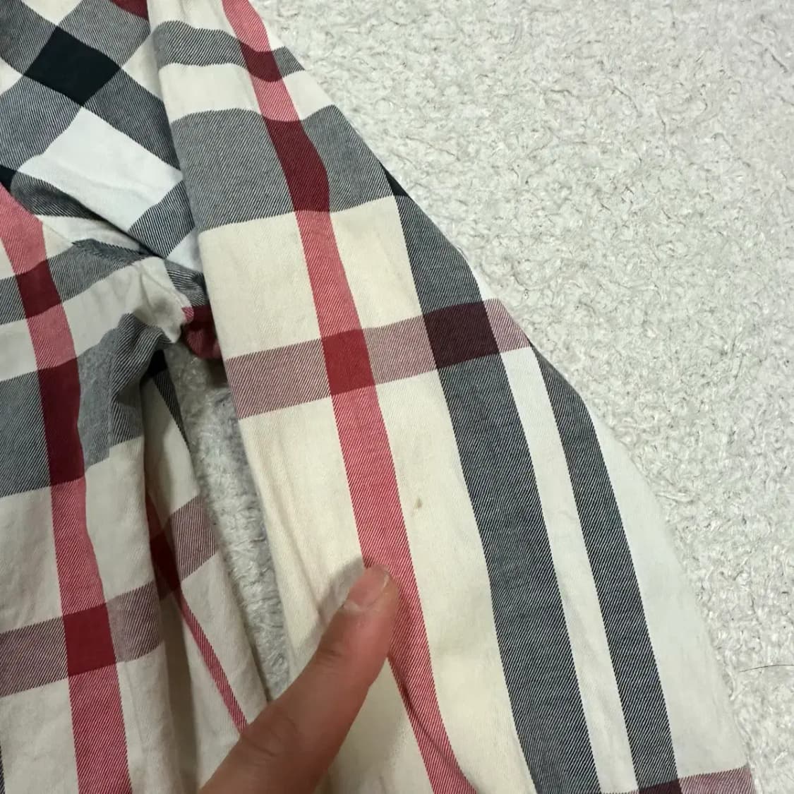 닥스 체크 남방 긴팔 셔츠 여성 상품이미지3