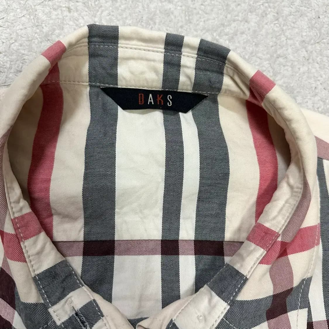 닥스 체크 남방 긴팔 셔츠 여성 상품이미지4