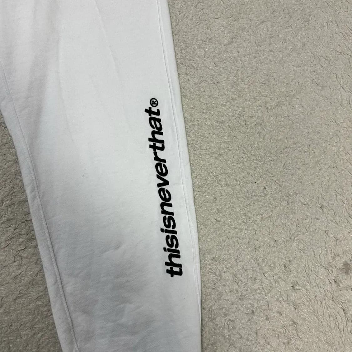 디스이즈네버댓 화이트 트레이닝 바지 팬츠 s 상품이미지2