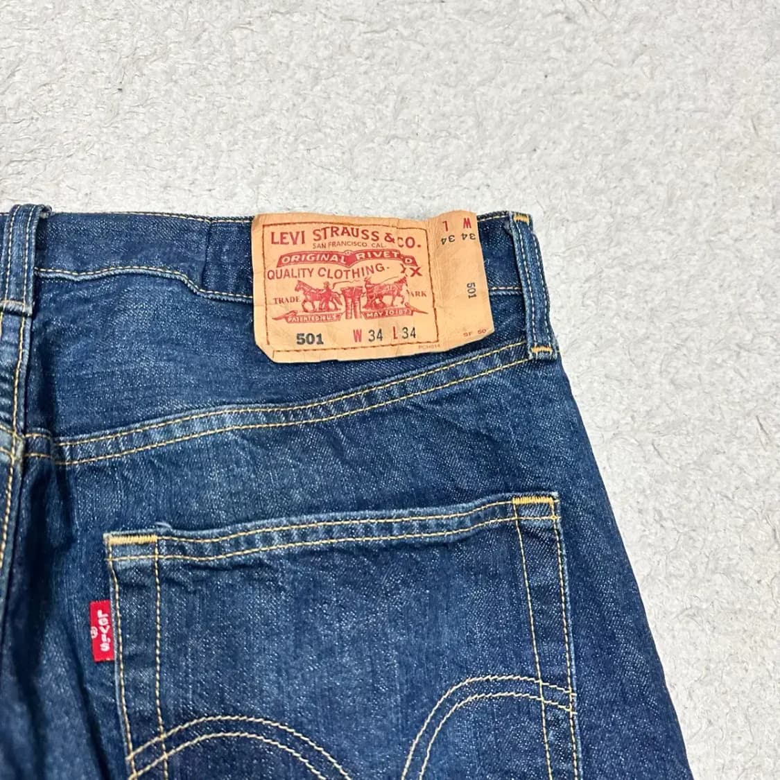 리바이스 501 청바지 데님 팬츠 32인치 상품이미지7