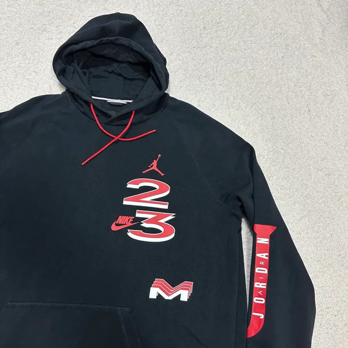 나이키 조던23 블랙 후드티 xxl 상품이미지2
