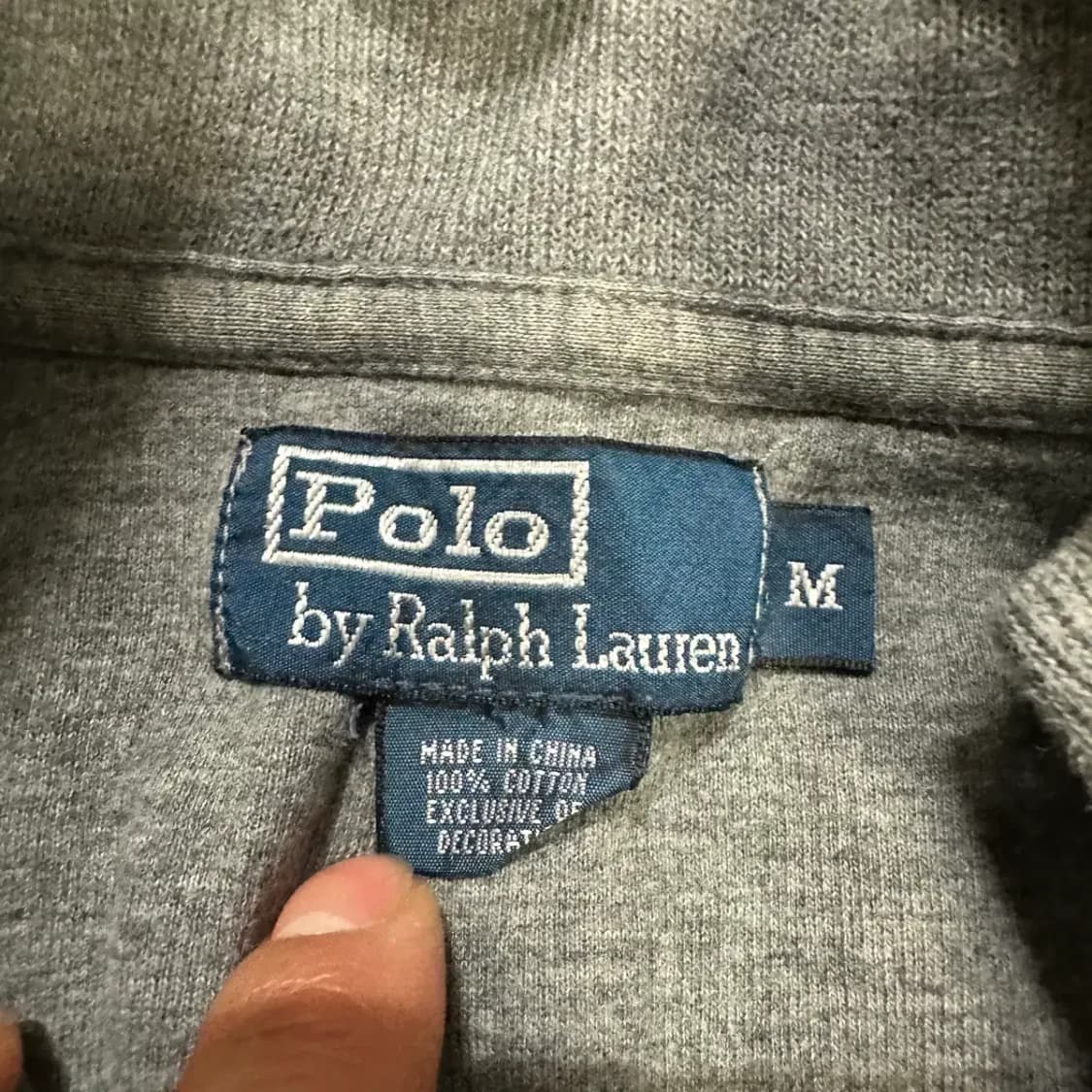 폴로 랄프로렌 반집업 니트 m 상품이미지3