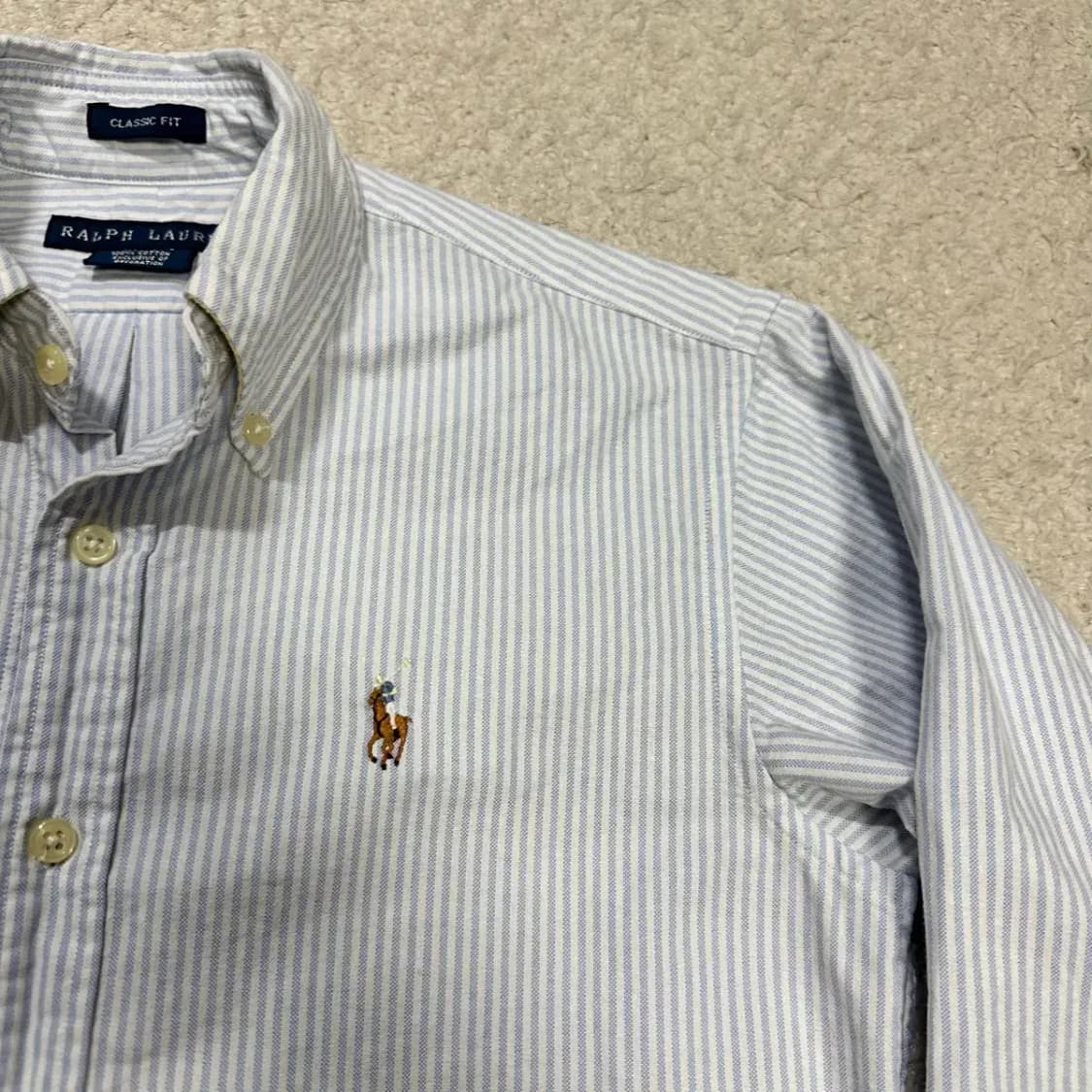 폴로 랄프로렌 스트라이프 셔츠 여성 2 상품이미지2