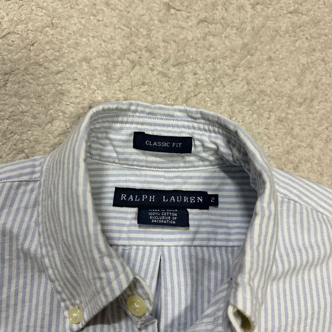 폴로 랄프로렌 스트라이프 셔츠 여성 2 상품이미지3