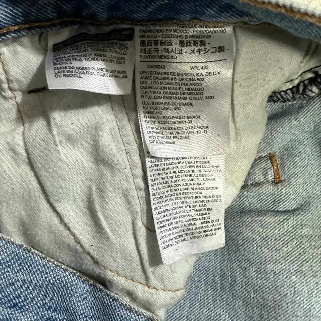 리바이스 541 청바지 데님 팬츠 40인치 상품이미지3